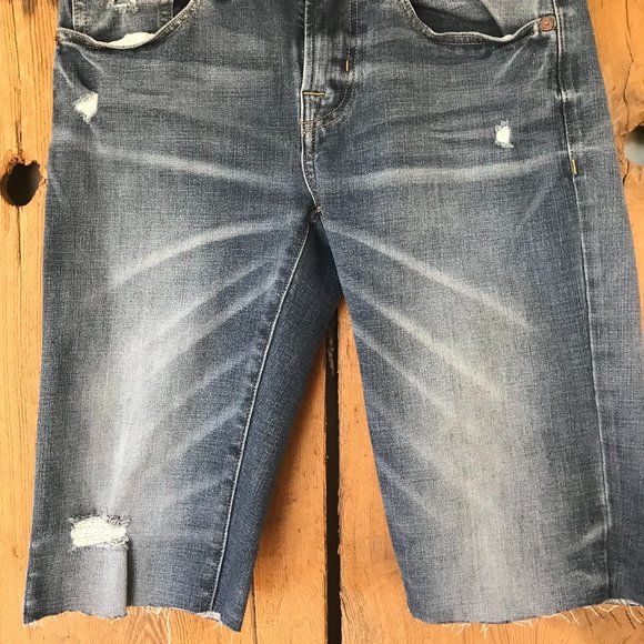 American Eagle Ripped Jean Shorts - 28 waist - Picture 2 of 3